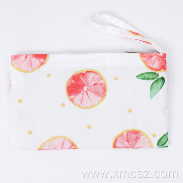 Custom OEM printed cute small pouch cosmetic bag